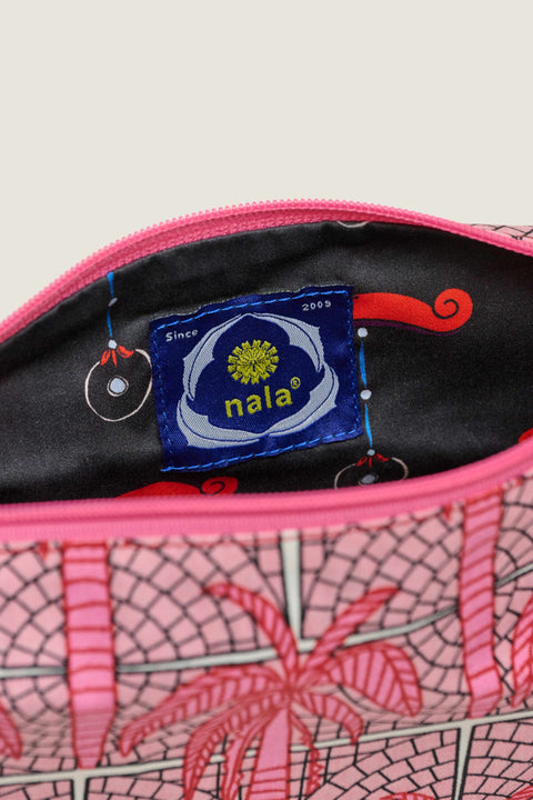 Kasturi Half Moon Bag - Palm Pink