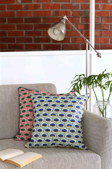 Nala Pillow Case - Peacock Pride Blue