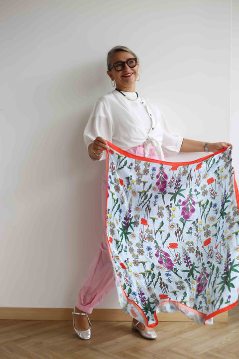 Scarf In the Wilderness - Crepe Ginger