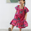 Girls Sunshine Dress - Ribbons Magenta