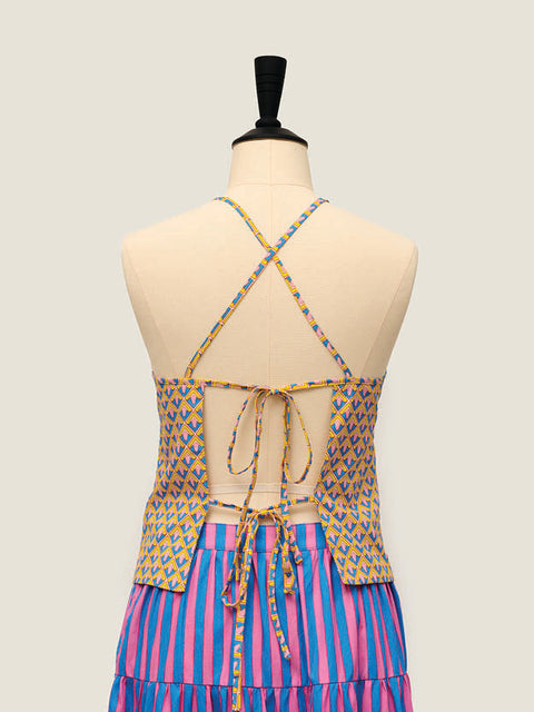 Chinese Bustier - Love Lattice IIi Marshmellows