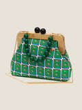 Kasturi Wooden Clutch Bag - Switch Green