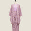 Kimono Kebaya & Sarong Set - Paper Petals Lavender