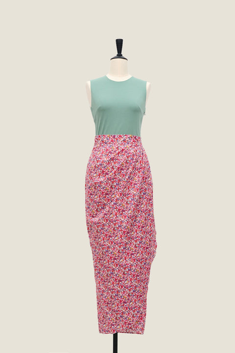 Sarong & Sleeveless Knit Top - Freedom Roselle (Sarong Only)