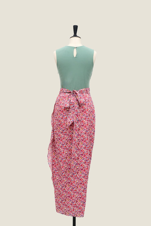 Sarong & Sleeveless Knit Top - Freedom Roselle (Sarong Only)