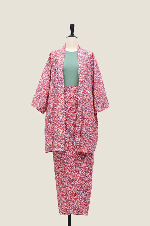 Kimono Kebaya & Sarong Set - Freedom Roselle