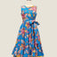 Frilly Frills Frock - Oolong Blue