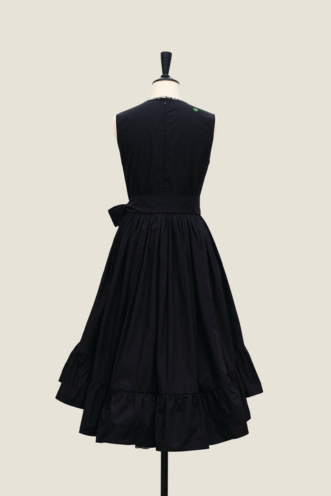 Frilly Frills Frock - Black