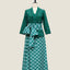 Cherry Kebaya - Forest Green  (Top only)