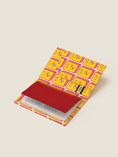 Kasturi Passport Holder - Switch Yellow