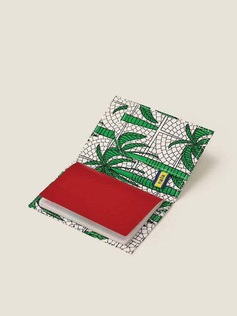 Kasturi Passport Holder - Palm Green