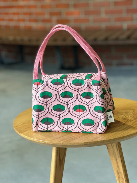 Bungkus Bag - Peacock Pride Coral