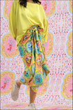 Sarong (Skirt Only)- Bunga Doily Yellow