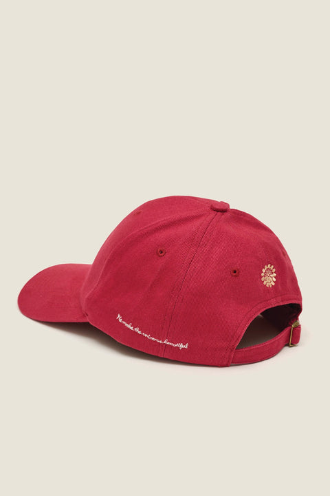 Bunga Raya Cap - Maroon