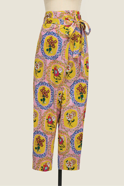 Narelle's Trousers - Bunga Doily Yellow