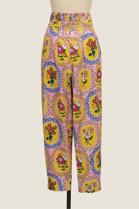 Narelle's Trousers - Bunga Doily Yellow