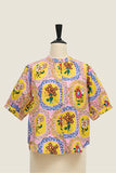 DANIELA TOP - BUNGA DOILY YELLOW