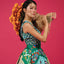 Farah's Bestest Dress - Diamond & Flower Blue