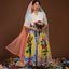 50's Skirt - Bunga Doily Yellow