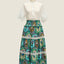 Flexi Skirt - Bunga Doily Green
