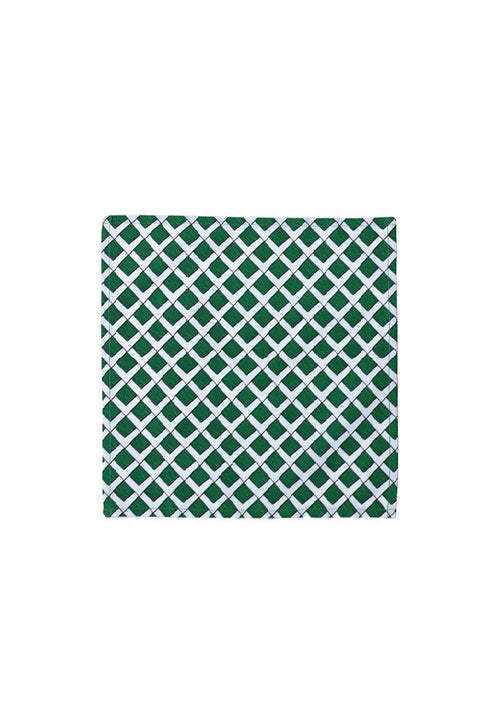 Pocket Square - Willow Lace Green