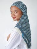 Love Knot Blue Scarf