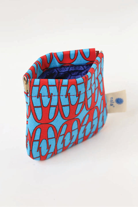 Kasturi Coin Purse - Chairs Blue