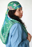 Dare To Bloom Green Scarf