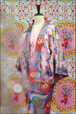 Reversible Kimono - Bunga Doily Blue
