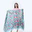 Cotton Voile Scarf Funky Swirl Green