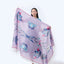 Cotton Voile Scarf Ribbons Baby Pink