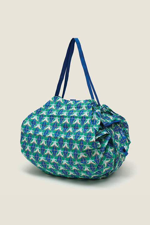 Shupatto Bag - Diamond's & Flower Blue