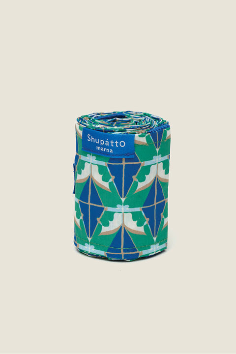 Shupatto Bag - Diamond's & Flower Blue