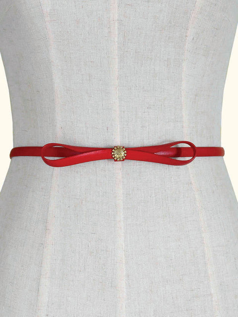 Ribbon Belt - Red