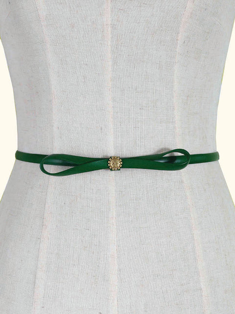 Ribbon Belt - Dark Green