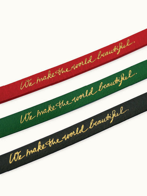 Ribbon Belt - Dark Green