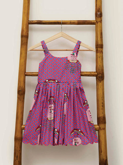 Girls Xox Dress - It's Raining Rubies