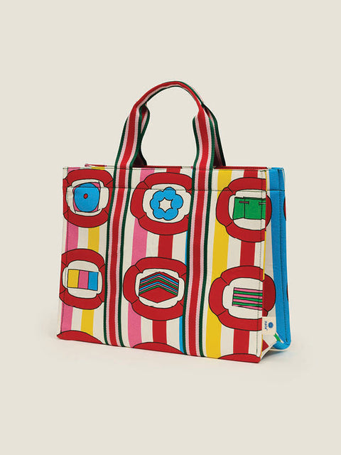 Kasturi Shopper Bag Large - My Kuih Or The Highway Tutti Frutti