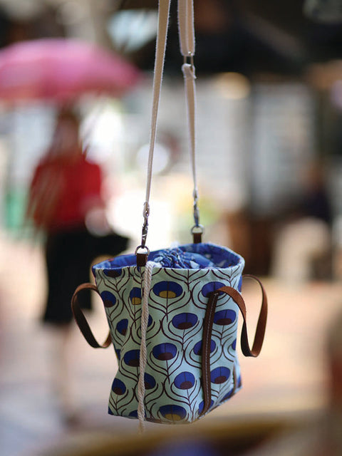 Basket Bag - Peacock Pride Lapis