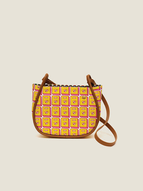 Kasturi Sling Gerald Bag - Switch Yellow