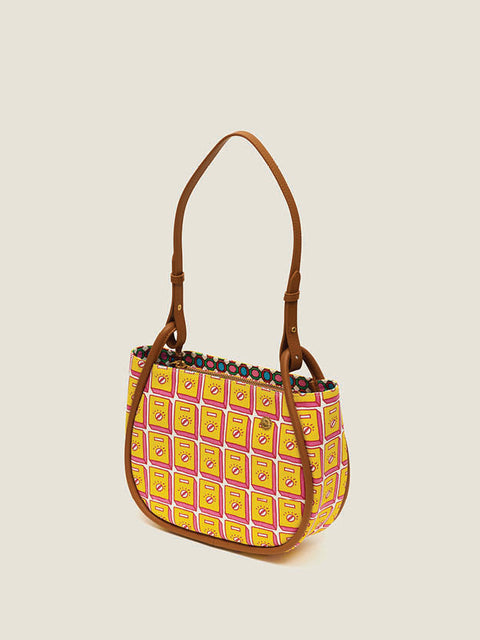 Kasturi Sling Gerald Bag - Switch Yellow