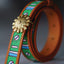 Kasturi Leather Belt - Switch Green