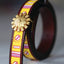 Kasturi Leather Belt - Switch Yellow