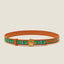Kasturi Leather Belt - Switch Green