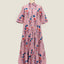 Maxi Shirt Dress - Willow Roses Pink