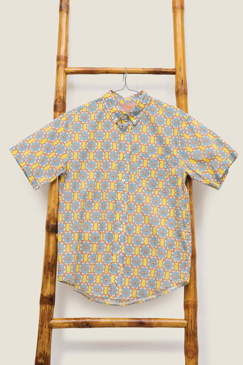 Men's Shirt - Paper Petals Sunshine