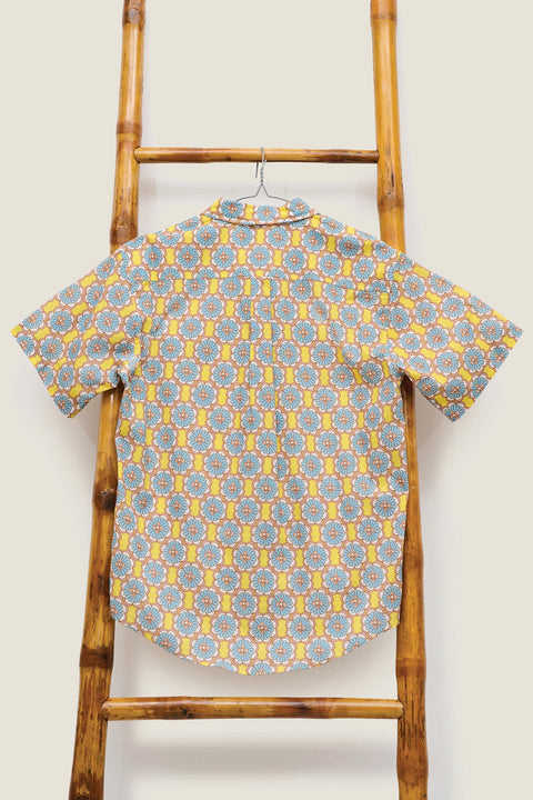 Men's Shirt - Paper Petals Sunshine