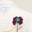 Tattoo Kebaya - Burgundy Fan