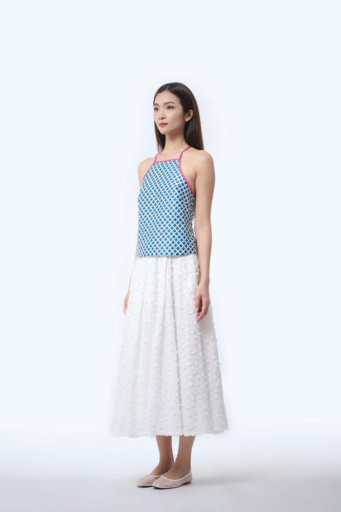 50’s Skirt - Snow Blossom