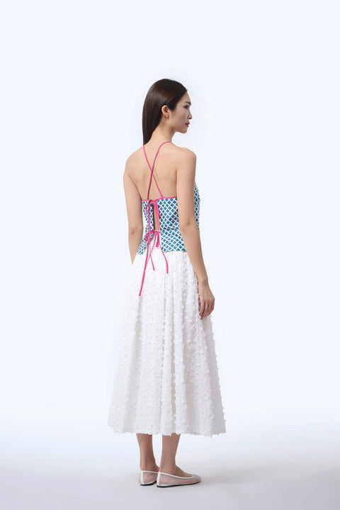 50’s Skirt - Snow Blossom